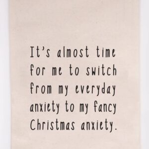 Tea Towel Christmas Anxiety