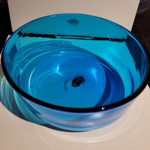 LARGE RONDEL BOWL TURQUOISE