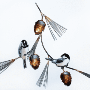 CIHICKADEES 2W PINE BOUGH