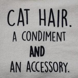 Tea Towel Cat Hair 60