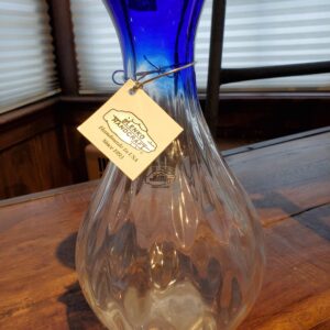LTD VASE CRYSTAL BLUE