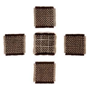 Rachel Coasters (Set of 6) Walnut