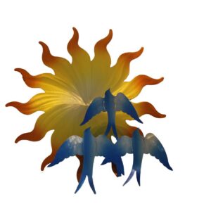 SUNBURST W/SWALLOWS SMALL