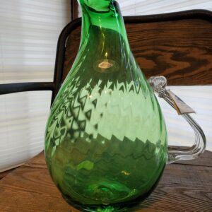 SPRING GREEN CRYSTAL PITCHER