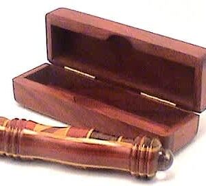 WOOD BOX W/ 4.5IN TELEIDOSCOPE BOX4.5