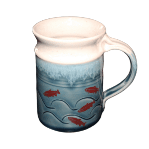 Carved Fish Mug