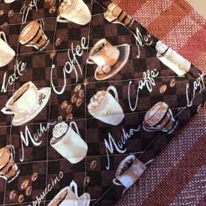 Hotpad woven back and quilted front