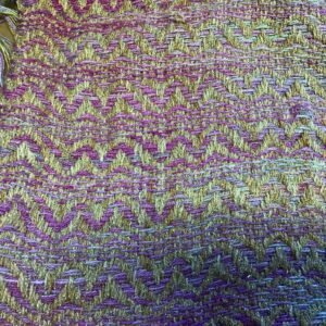 Shawl pastels and gold