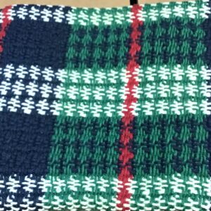 Towel Blue green white red