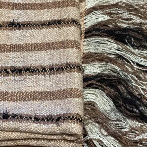 Shawl Tans creams, browns and black