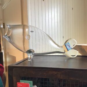 LARGE CRACKLE FISH CRYSTAL