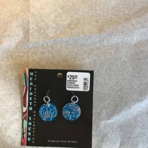 EMBOSSED EARRING SUNFLOWER #EMB/SUNF/E