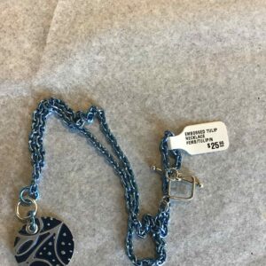 EMBOSSED TULIP NECKLACE #EMB/TULIP/N