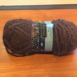 VINTAGE ALPACA CHUNKY BROWN