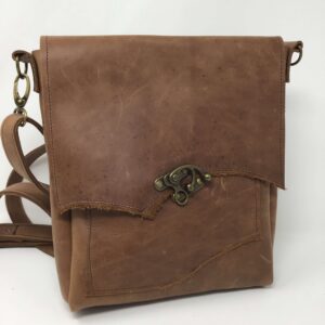 Leather Crossbody light brown