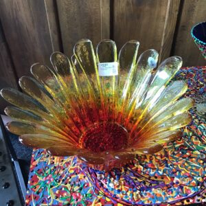 Large Daisy Bowl Tangerine