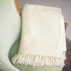 Single Rosenkransen Merino Wool Natural White